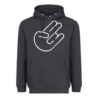 Smoke shocker hand Heavyweight Hoodie - SnappyArt