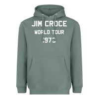 Sage Jim Croce World Tour 1973 Heavyweight Hoodie - SnappyArt