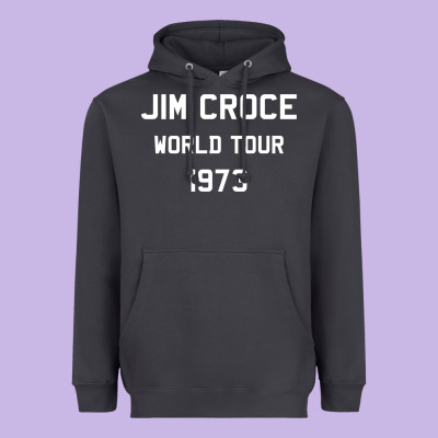 Jim Croce World Tour 1973 Heavyweight Hoodie Designed By Snappyart