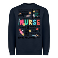 Navy nurse word Heavyweight Sweatshirt - JahusDesignShop