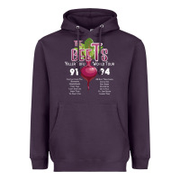 Plum The Beets Killer Tofu World Tour for friend Heavyweight Hoodie - SnappyArt