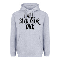 Heather Grey i will suck your dick Heavyweight Hoodie - FloraArt