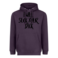Plum i will suck your dick Heavyweight Hoodie - FloraArt
