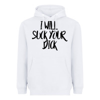White i will suck your dick Heavyweight Hoodie - FloraArt