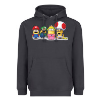 Smoke Super Minion Bros Heavyweight Hoodie - FloraArt
