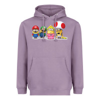 Lavender Super Minion Bros Heavyweight Hoodie - FloraArt
