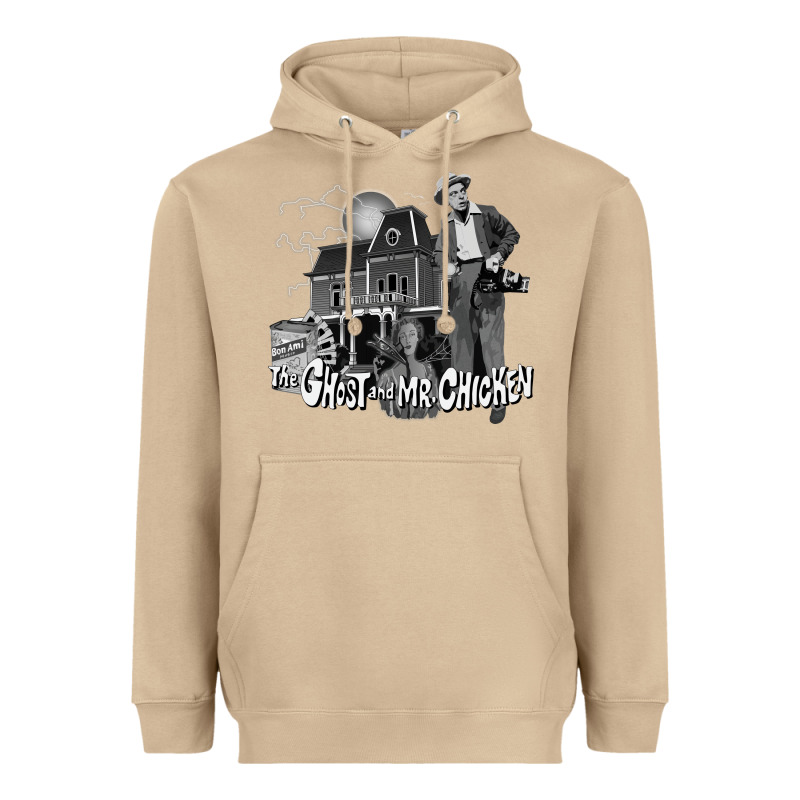 The Ghost And Mr Chicken Green Heavyweight Hoodie by FloraArt | Teevron