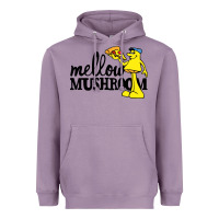 Lavender mellow mushroom restaurant Heavyweight Hoodie - FloraArt