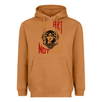Meerkat make art not war symbol Heavyweight Hoodie - FloraArt