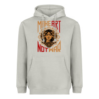 Moon Dust make art not war symbol Heavyweight Hoodie - FloraArt