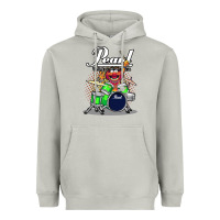 Moon Dust ANIMAL DRUMMER PEARL DRUMS Heavyweight Hoodie - FloraArt