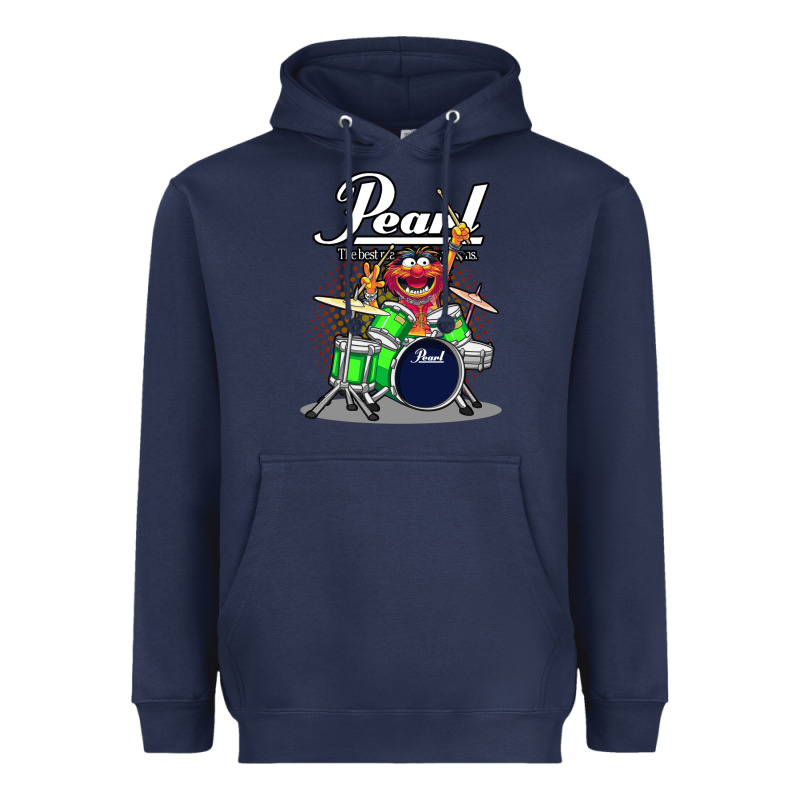 Animal Drummer Pearl Drums Heavyweight Hoodie by FloraArt | Teevron