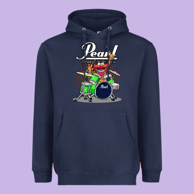 Animal Drummer Pearl Drums Heavyweight Hoodie Designed By Floraart