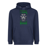 Navy Fear Doom Heavyweight Hoodie - FloraArt