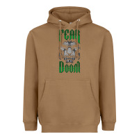 Toasted Coconut Fear Doom Heavyweight Hoodie - FloraArt