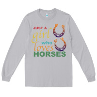 Moon Dust Just a Girl Who Loves Horses Long Sleeve Tee - Bettercallsaul