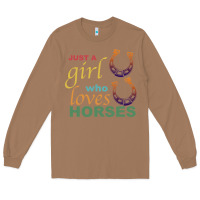 Toasted Coconut Just a Girl Who Loves Horses Long Sleeve Tee - Bettercallsaul
