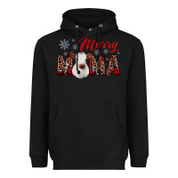 Black merry mama Heavyweight Hoodie - JahusDesignShop