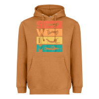 Meerkat retro vintage swimming gift for swimmers t shirt Heavyweight Hoodie - FloraArt