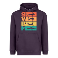 Retro Vintage Swimming Gift For Swimmers T Shirt Heavyweight Hoodie | Teevron