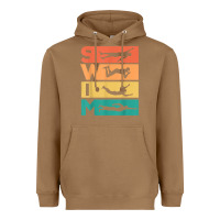 Toasted Coconut retro vintage swimming gift for swimmers t shirt Heavyweight Hoodie - FloraArt