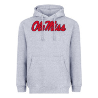 Heather Grey ole miss Heavyweight Hoodie - FloraArt