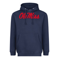 Navy ole miss Heavyweight Hoodie - FloraArt