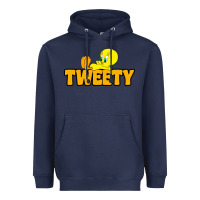 Navy tweety Heavyweight Hoodie - FloraArt