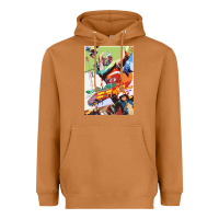 Meerkat KIKAIDA POSTER Heavyweight Hoodie - FloraArt