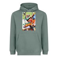 Sage KIKAIDA POSTER Heavyweight Hoodie - FloraArt