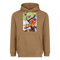 Toasted Coconut KIKAIDA POSTER Heavyweight Hoodie - FloraArt