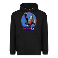 Black KAMEN RIDER V3 PUNCH Heavyweight Hoodie - FloraArt