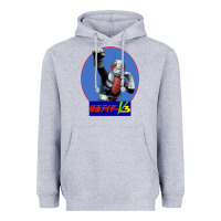 Heather Grey KAMEN RIDER V3 PUNCH Heavyweight Hoodie - FloraArt