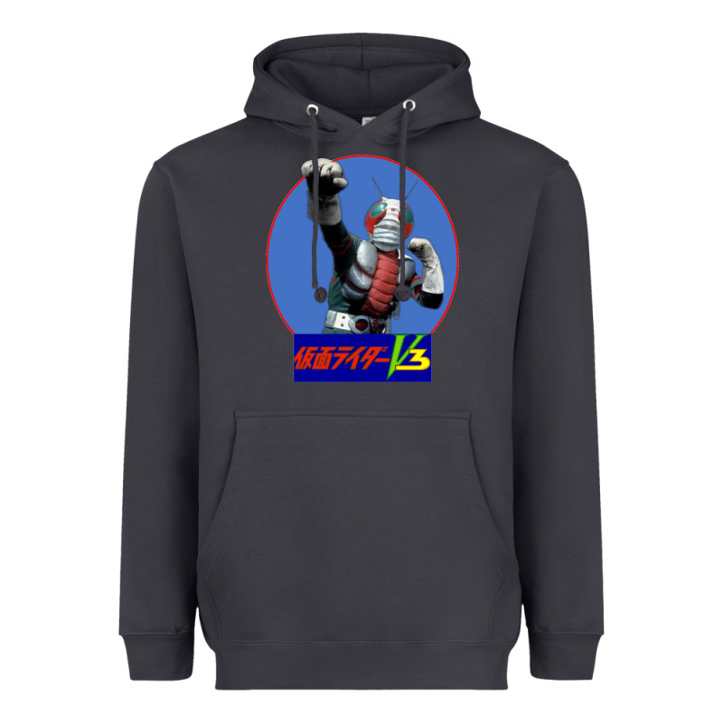 Kamen Rider V3 Punch Heavyweight Hoodie by FloraArt | Teevron