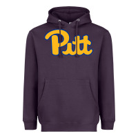 Plum Pitt Panthers Heavyweight Hoodie - FloraArt