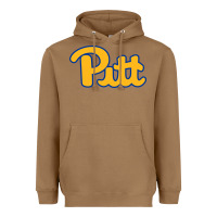 Toasted Coconut Pitt Panthers Heavyweight Hoodie - FloraArt
