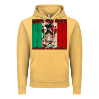 Vintage Mustard mexican messy bun mamacita Vintage Hoodie - BundleAndBundleShop
