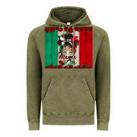 Vintage Olive mexican messy bun mamacita Vintage Hoodie - BundleAndBundleShop