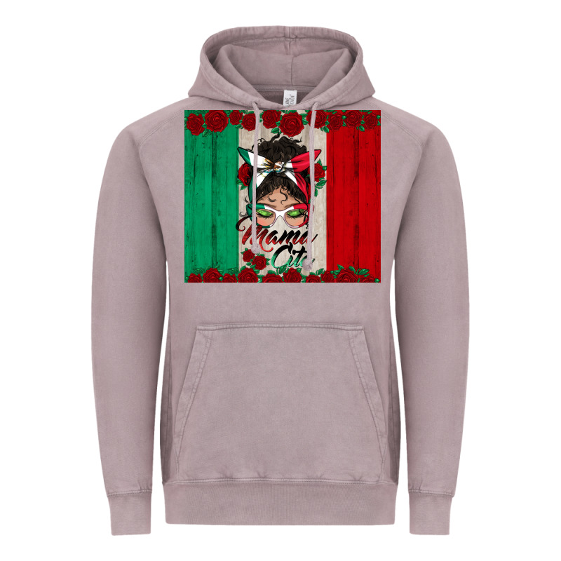 Mexican Messy Bun Mamacita Vintage Hoodie by BundleAndBundleShop | Teevron