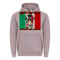 Vintage Zinc mexican messy bun mamacita Vintage Hoodie - BundleAndBundleShop