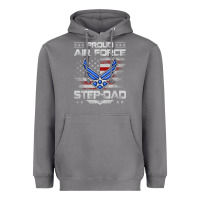 Storm proud air force step dad veteran vintage flag veterans day t shirt Heavyweight Hoodie - FloraArt