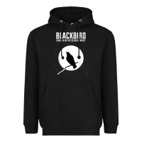 Black blackbird singing in the dead of night t shirt Heavyweight Hoodie - FloraArt