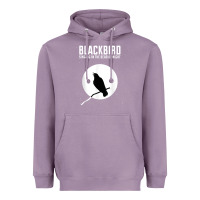 Lavender blackbird singing in the dead of night t shirt Heavyweight Hoodie - FloraArt