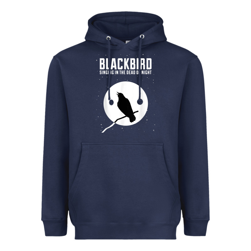 Blackbird Singing In The Dead Of Night T Shirt Heavyweight Hoodie by FloraArt | Teevron