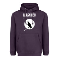 Plum blackbird singing in the dead of night t shirt Heavyweight Hoodie - FloraArt
