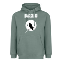 Sage blackbird singing in the dead of night t shirt Heavyweight Hoodie - FloraArt