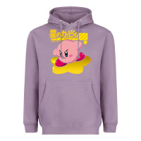Lavender kirby men's pink Heavyweight Hoodie - FloraArt