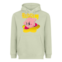 Matcha kirby men's pink Heavyweight Hoodie - FloraArt