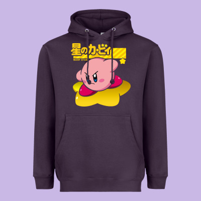 Kirby Men's Pink Heavyweight Hoodie Designed By Floraart