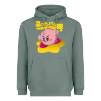 Sage kirby men's pink Heavyweight Hoodie - FloraArt